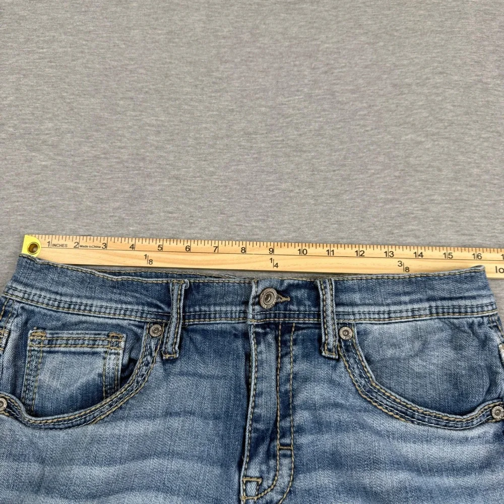 BKE Jake Straight Leg Jeans Mens 33x34 Medium Wash Denim ABS15430